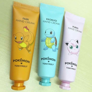 TONYMOLY ポケモンハンドクリームのクチコミ「韓国コスメTONYMOLYのポケモンハンドクリーム！
めちゃくちゃ可愛くて、韓国お土産にもぴっ.....」（1枚目）