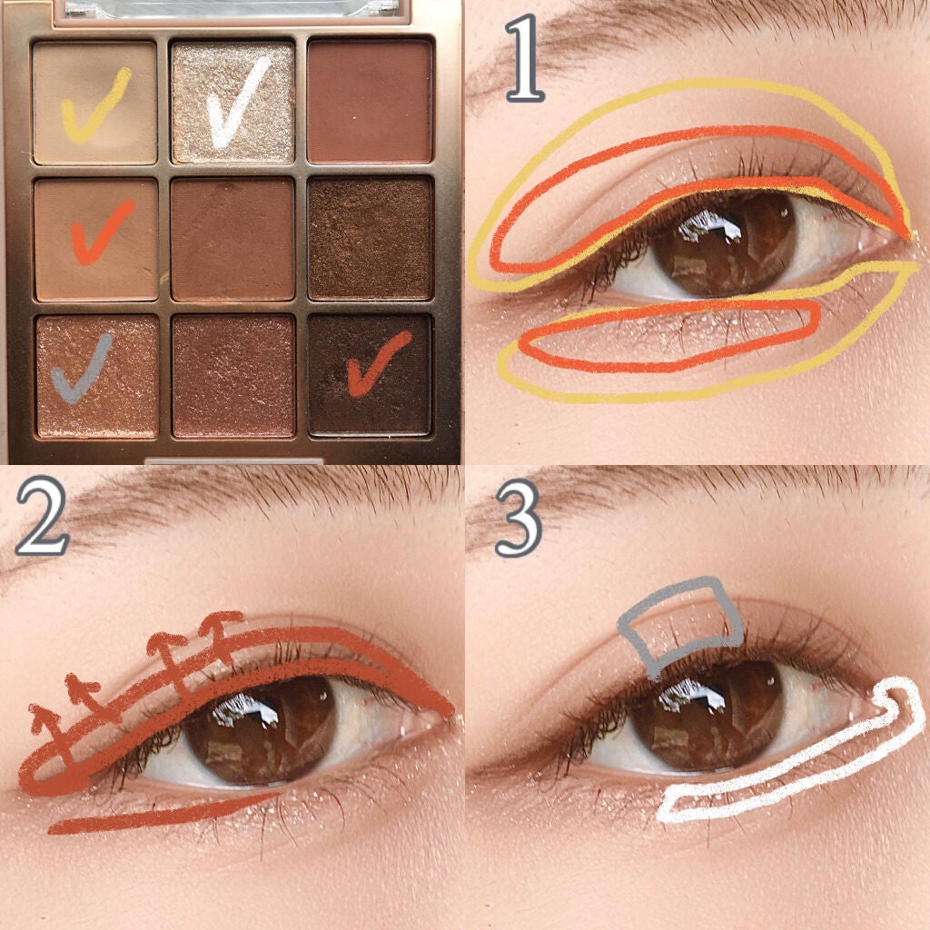 ぶれんでぃー on LIPS 「"ラメがやっぱり可愛いんです☺️💕"今日のメイクです!メイクの..」(3枚目)