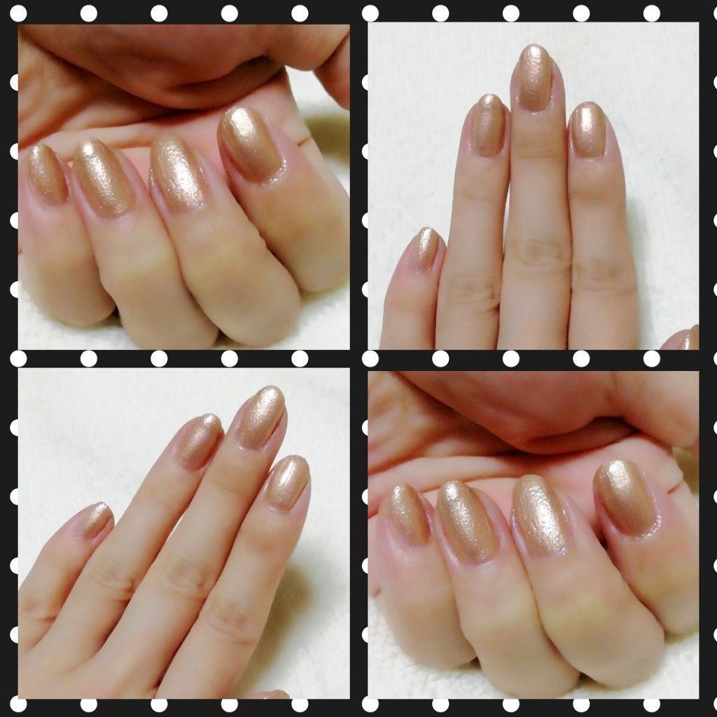 ネイル エナメル 601 ベージュ系パール/ちふれ/マニキュアを使ったクチコミ（3枚目）