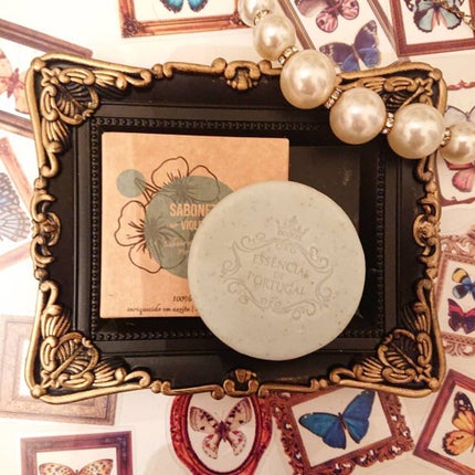ROUND SOAP VIOLET/ESSENCIAS DE PORTUGAL/洗顔石鹸を使ったクチコミ(1枚目)