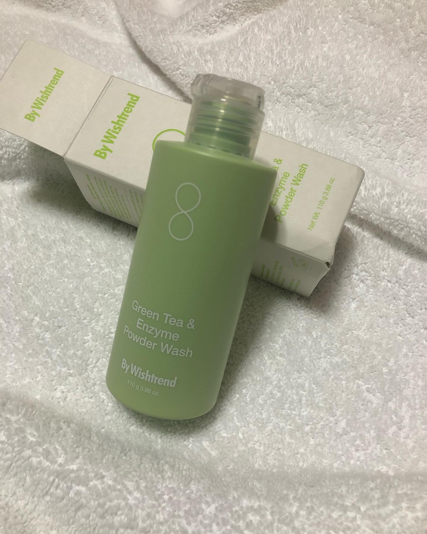 グリーンティー&エンザイムパウダーウォッシュ/By Wishtrend/洗顔パウダーを使ったクチコミ(1枚目)