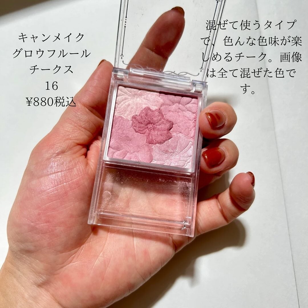 HIROMI アラフォーコスメ on LIPS 「【ブルベに似合うピンクチーク🩷】ブルベさんは青みを感じるピンク..」(6枚目)