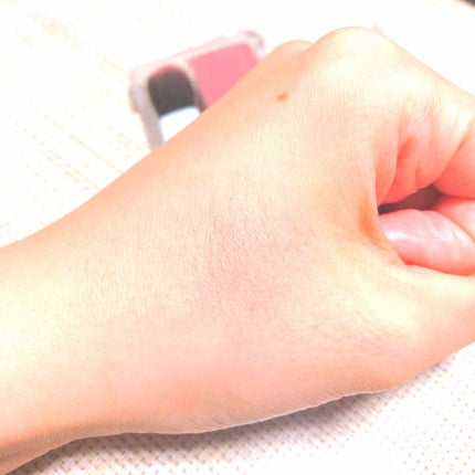 チーク カラー(ブラシ付)/ちふれ/パウダーチークを使ったクチコミ(2枚目)