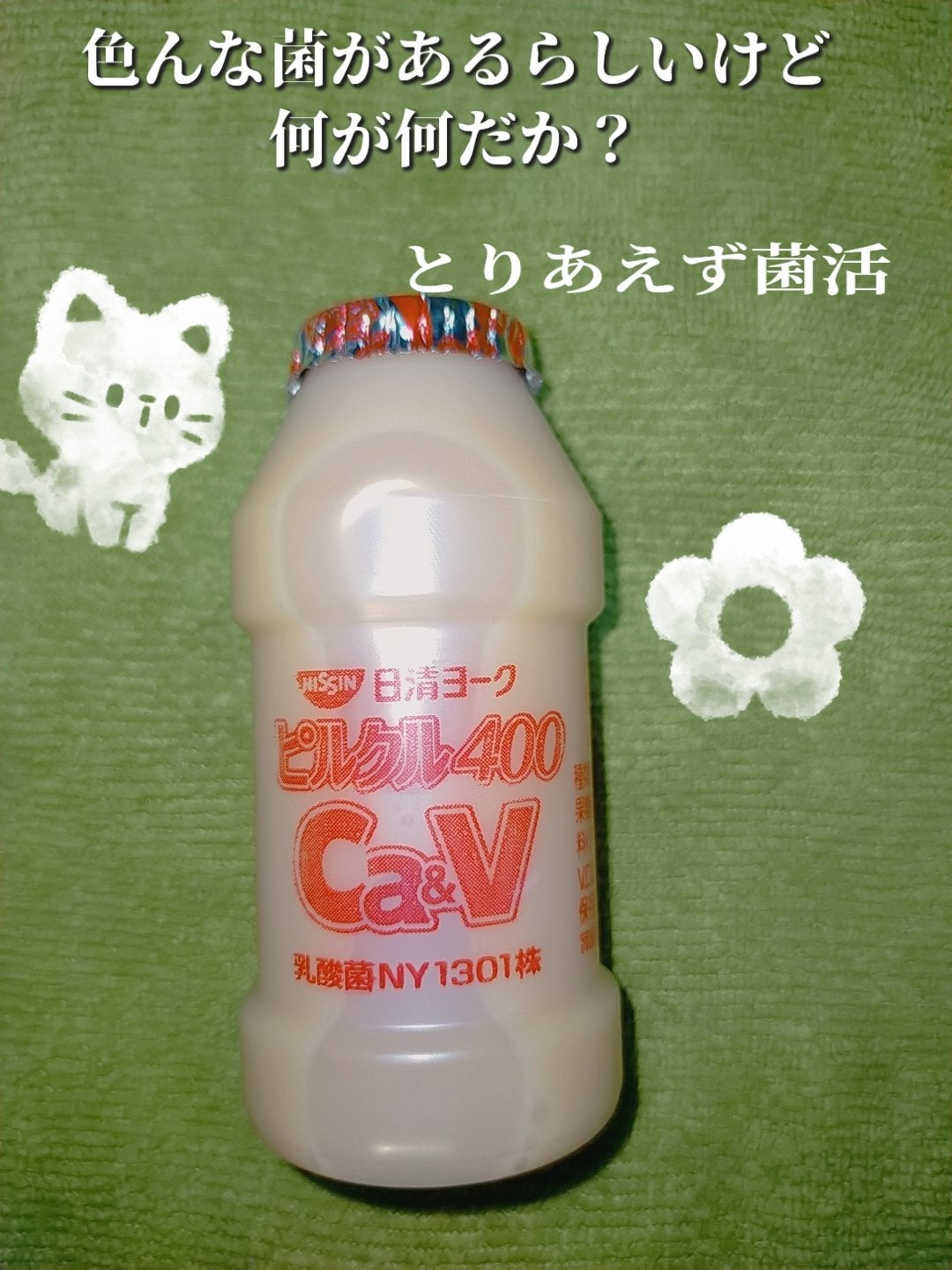 ピルクル400 Ca&V/日清ヨーク/乳酸菌飲料を使ったクチコミ(1枚目)