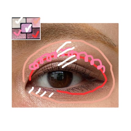 ジェミネイトアイズ N/LUNASOL/アイシャドウパレットを使ったクチコミ(2枚目)