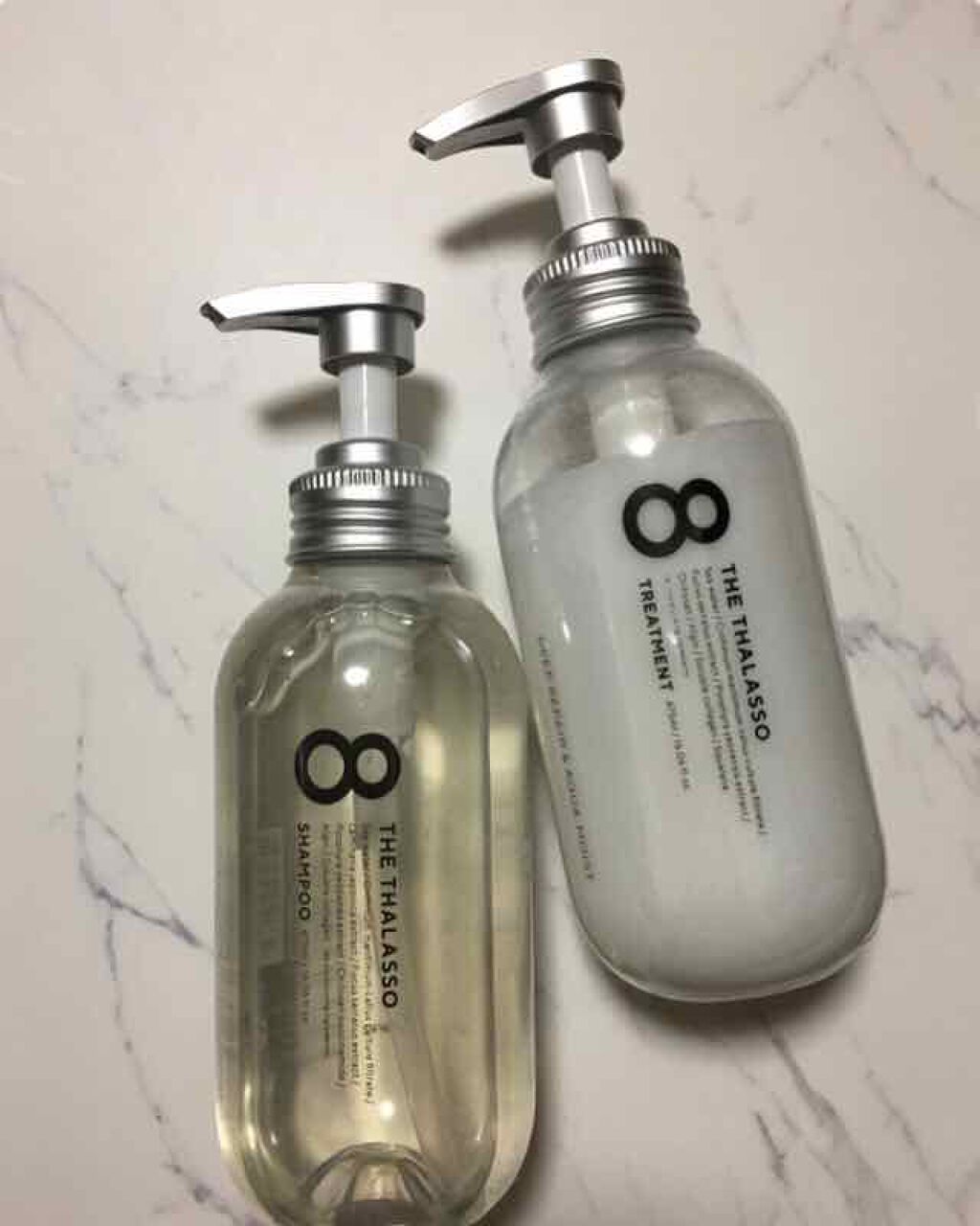 [旧商品]クレンジングリペア＆モイスト 美容液シャンプー／ディープリペア＆アクアモイスト 美容液トリートメント/エイトザタラソ/市販シャンプーを使ったクチコミ（1枚目）