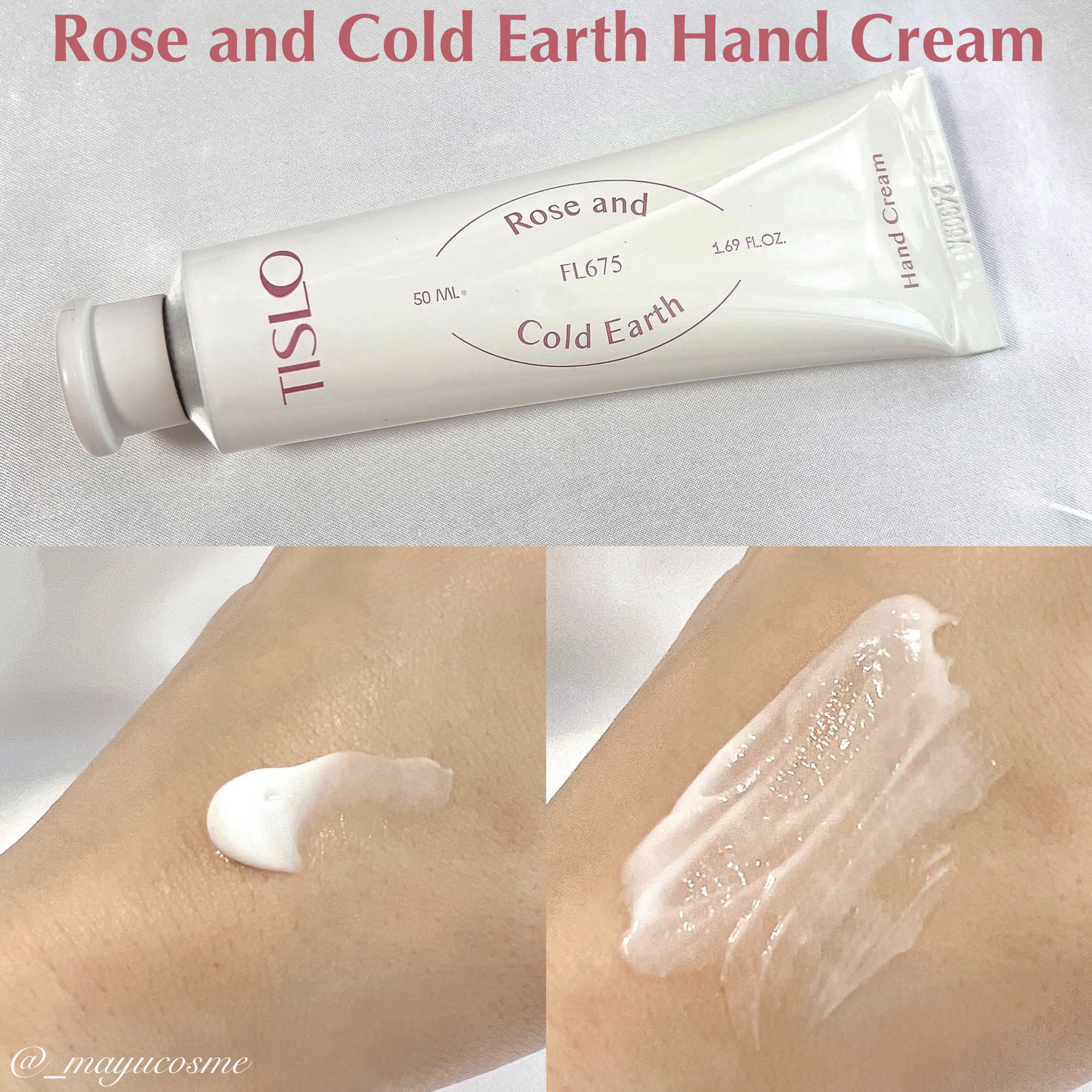 HANDCREAM Rose and Cold Earth/TISLO/ハンドクリームを使ったクチコミ（2枚目）