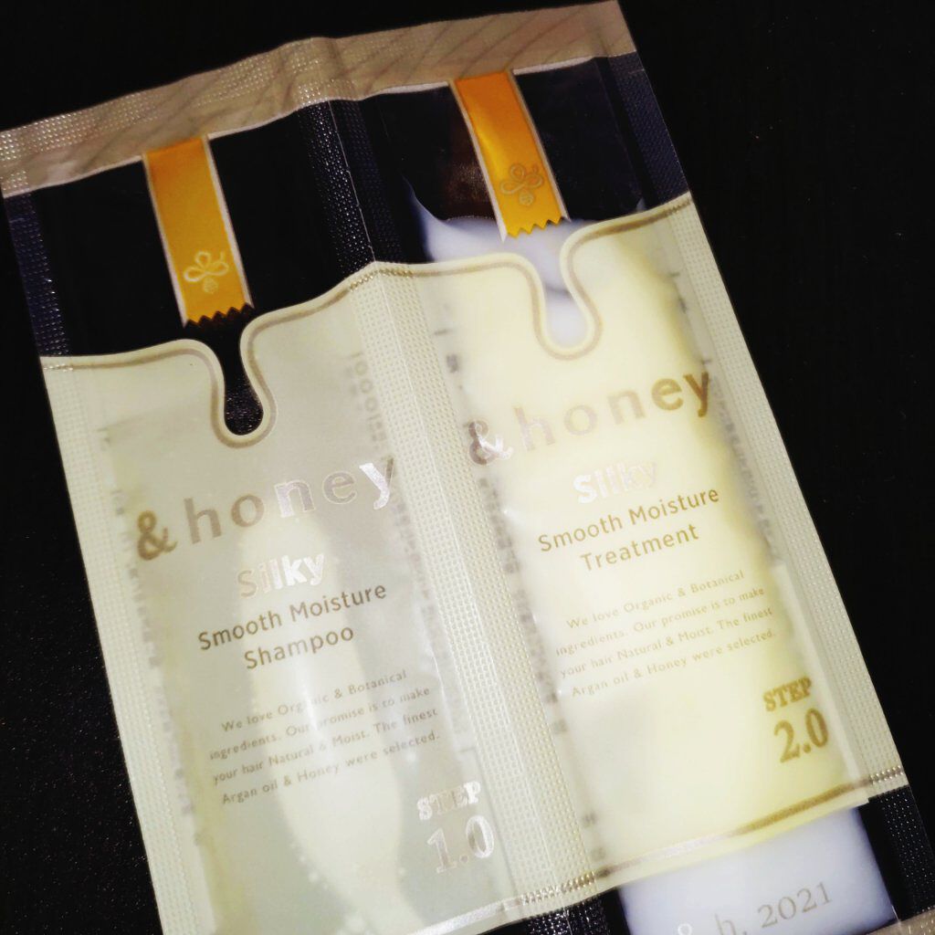 シルキー　スムースモイスチャー　シャンプー　1.0/ヘアトリートメント　2.0/&honey/市販シャンプーを使ったクチコミ（1枚目）