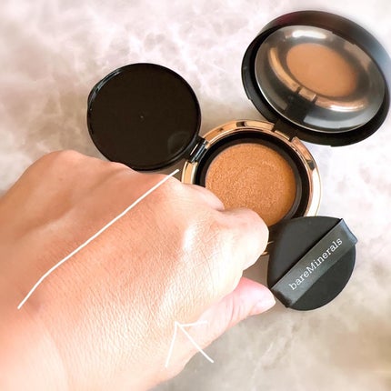 オリジナル ピュア セラム カバーアップ クッション/bareMinerals/クッションファンデーションを使ったクチコミ(4枚目)