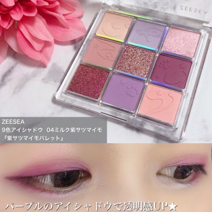 クォーツ 9色アイシャドウパレット(ドリームランドアイシャドウ)/ZEESEA/アイシャドウパレットを使ったクチコミ(1枚目)