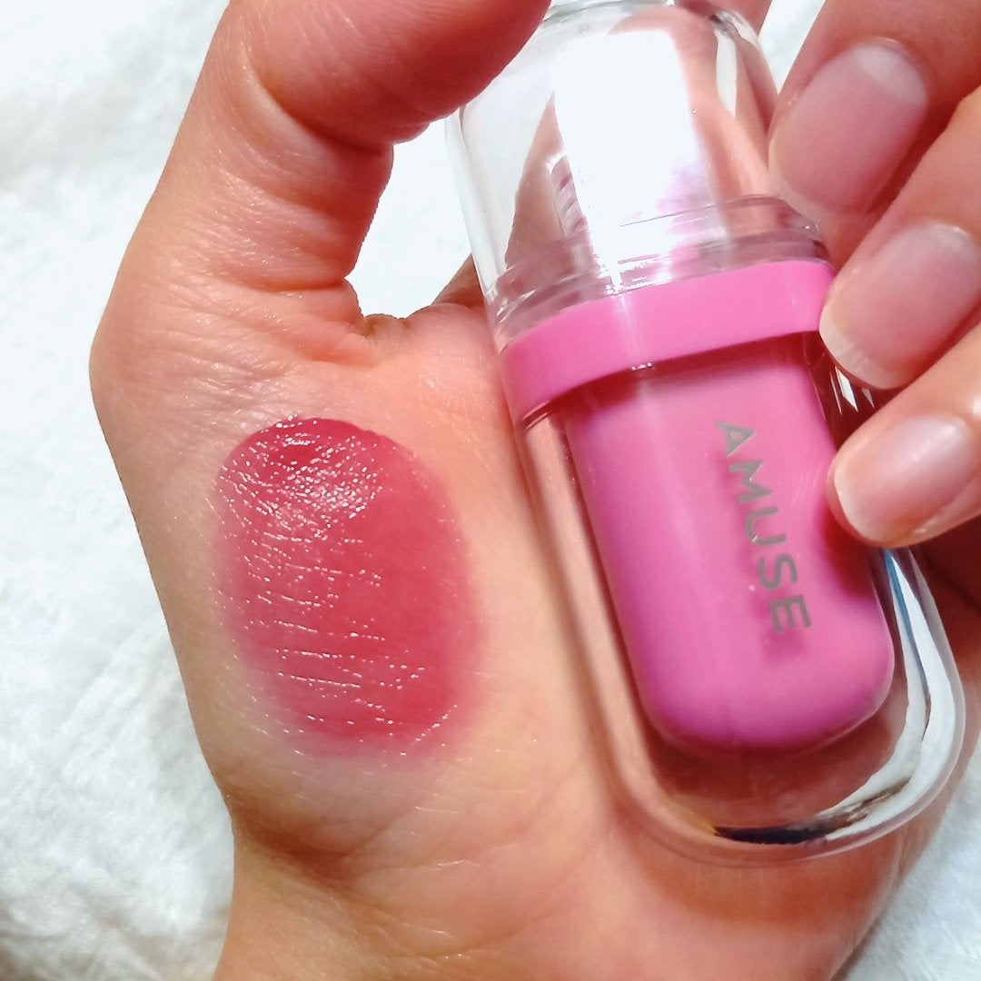 ジェルフィットティント/AMUSE/リップティントを使ったクチコミ(4枚目)