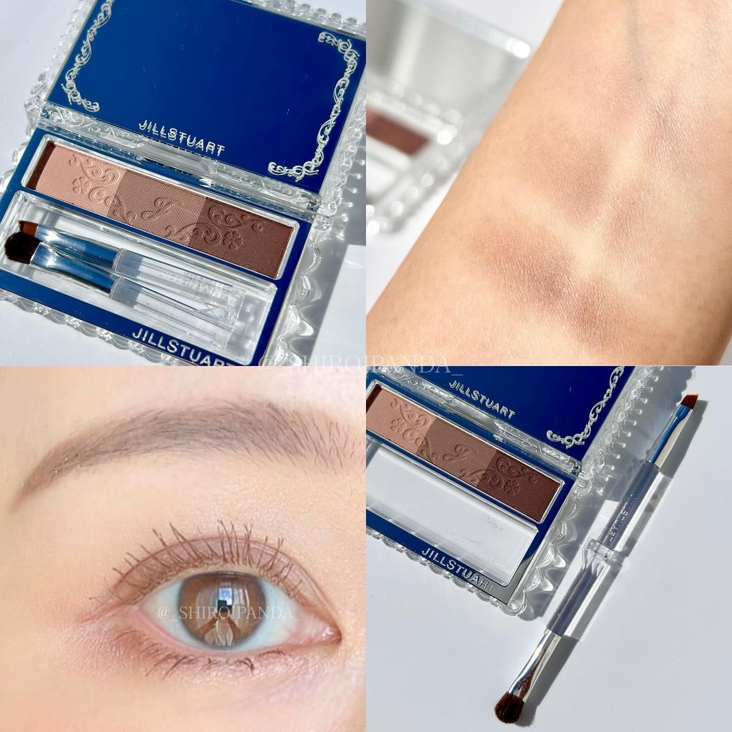 ジルスチュアート ブルームニュアンスブロウパレット/JILL STUART/パウダーアイブロウを使ったクチコミ(2枚目)