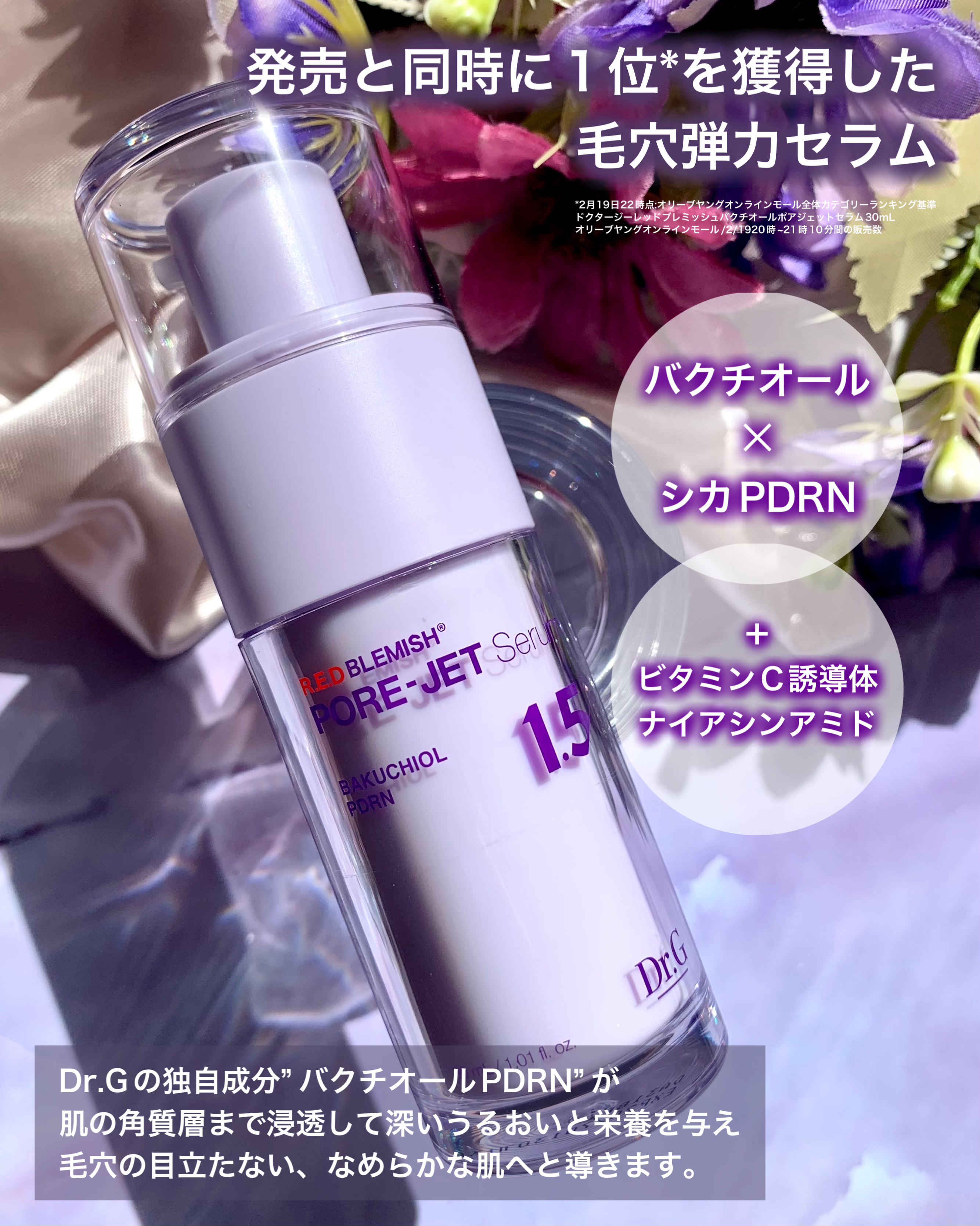 バクチオールポアジェットセラム/Dr.G/美容液を使ったクチコミ（2枚目）