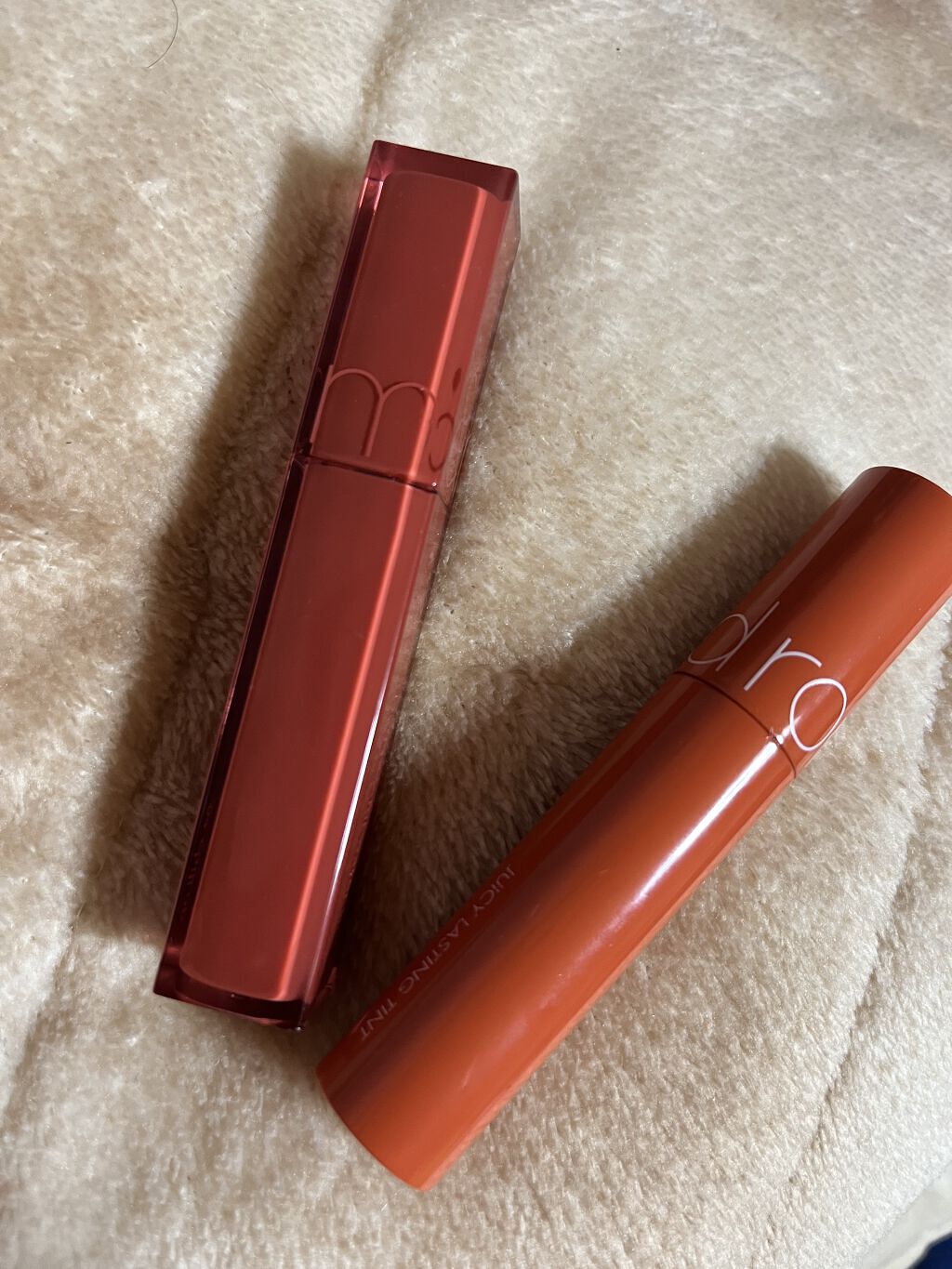 ジューシーラスティングティント/rom&nd/リップティントを使ったクチコミ（1枚目）