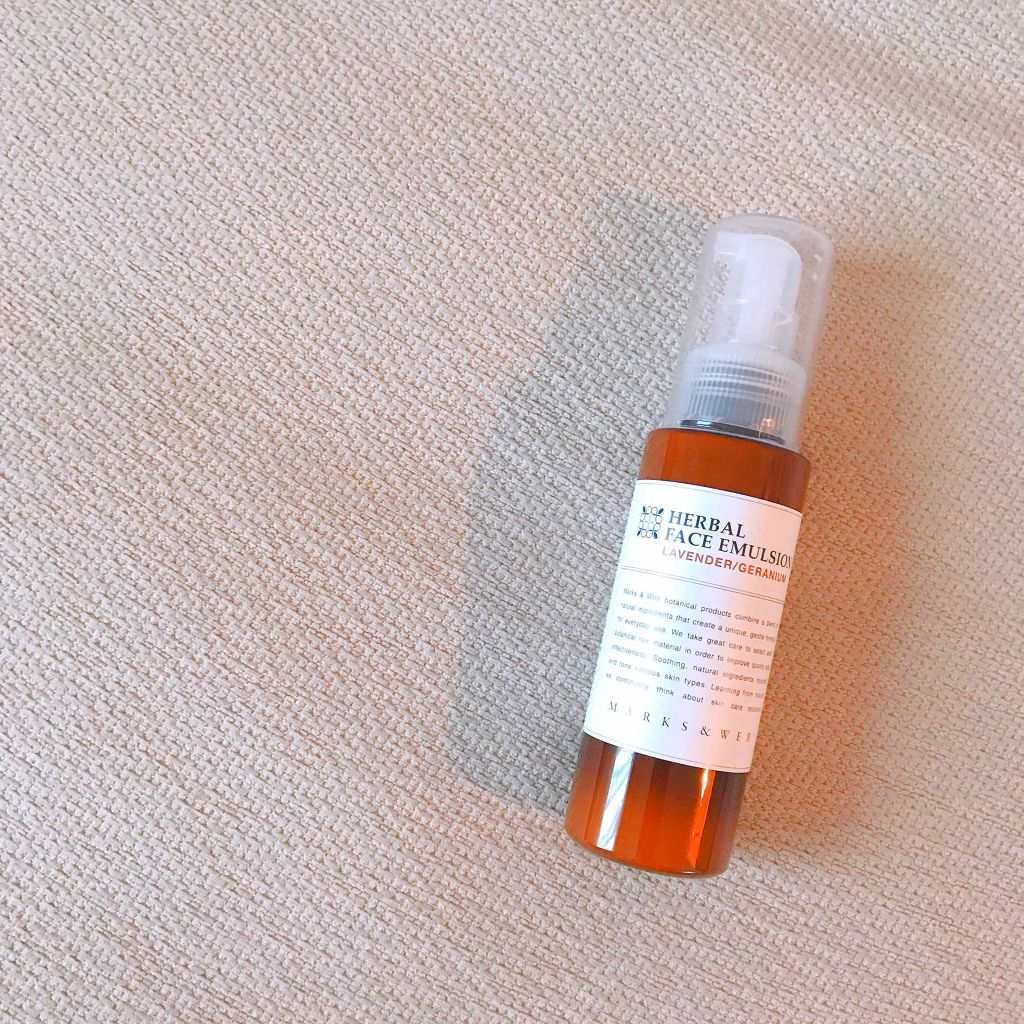 ふくだ ゆかり on LIPS 「最近ハマっている乳液は、#MARKS&WEB#ハーバルフェ..」(1枚目)