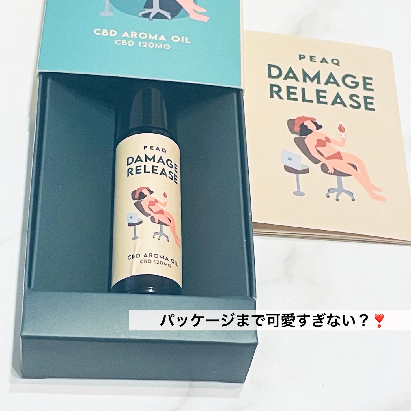 DAMAGE RELEASE CBDアロマロールオン/PEAQ/ネック・デコルテケアを使ったクチコミ(4枚目)