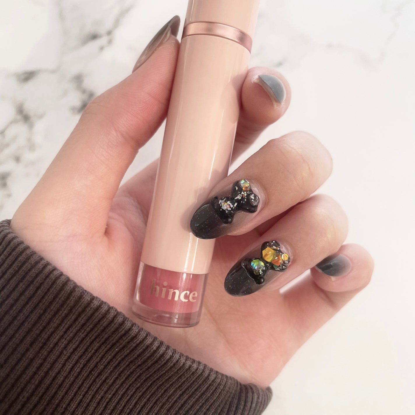 ムードインハンサーウォーターリキッドグロウ/hince/口紅を使ったクチコミ(2枚目)