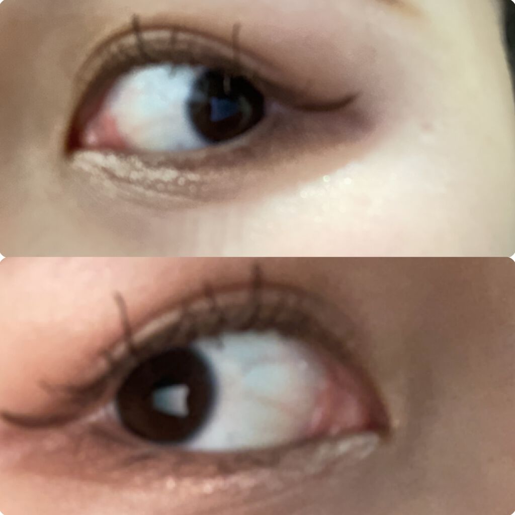 グレートカール マスカラ 24(ボリュームロング) 002 ロマンティックブラウン/リンメル ロンドン/マスカラを使ったクチコミ（2枚目）