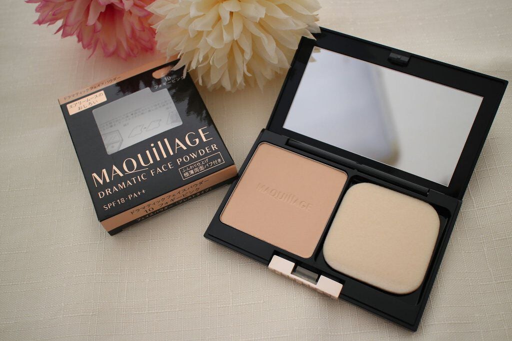 ドラマティックフェイスパウダー/マキアージュ/プレストパウダーを使ったクチコミ(7枚目)