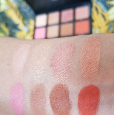 8W WARM MASTER BLUSH PALETTE/Morphe/パウダーチークを使ったクチコミ（3枚目）