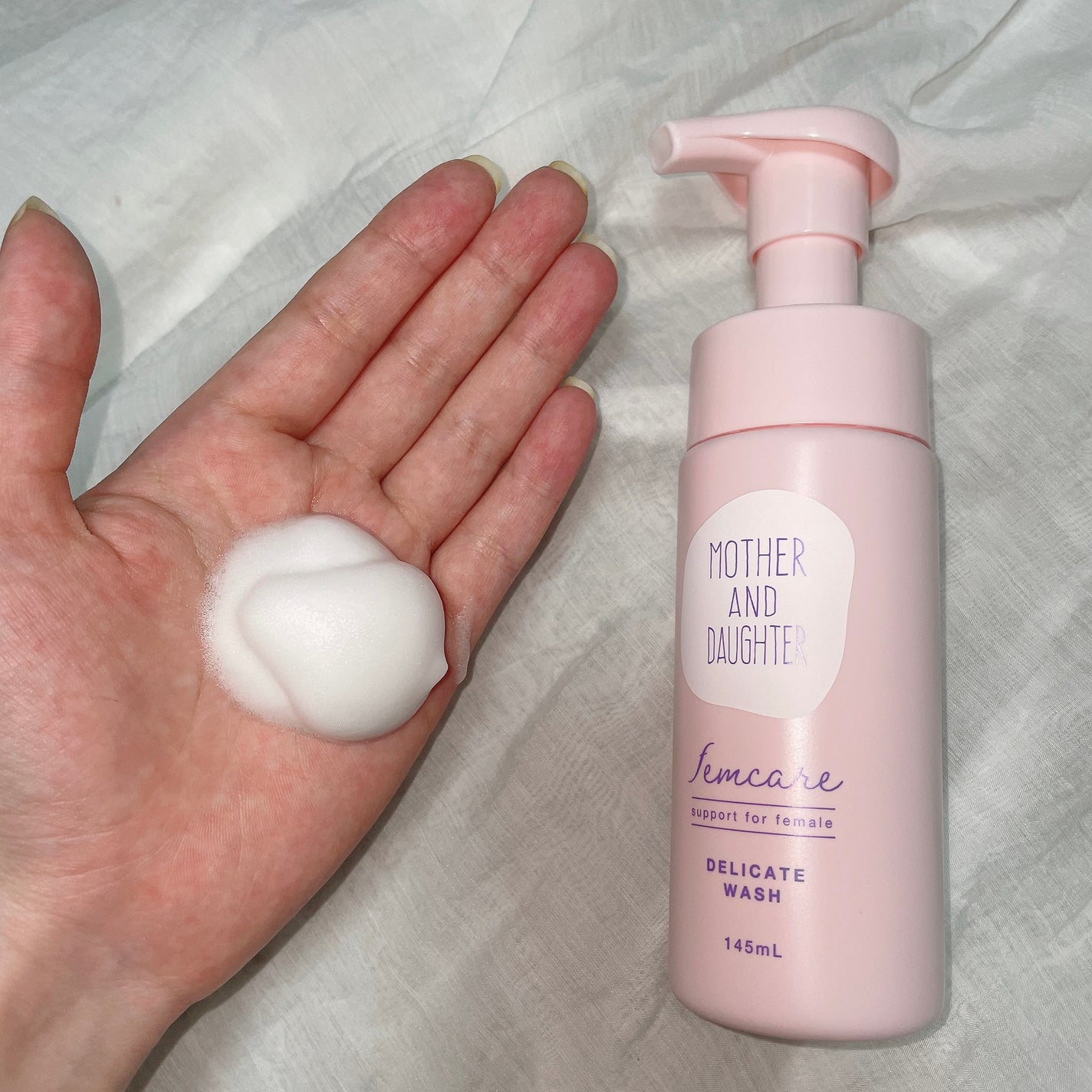 マザー&ドーター デリケート泡ウォッシュ/Mother&Daughter/デリケートゾーンケアを使ったクチコミ(2枚目)