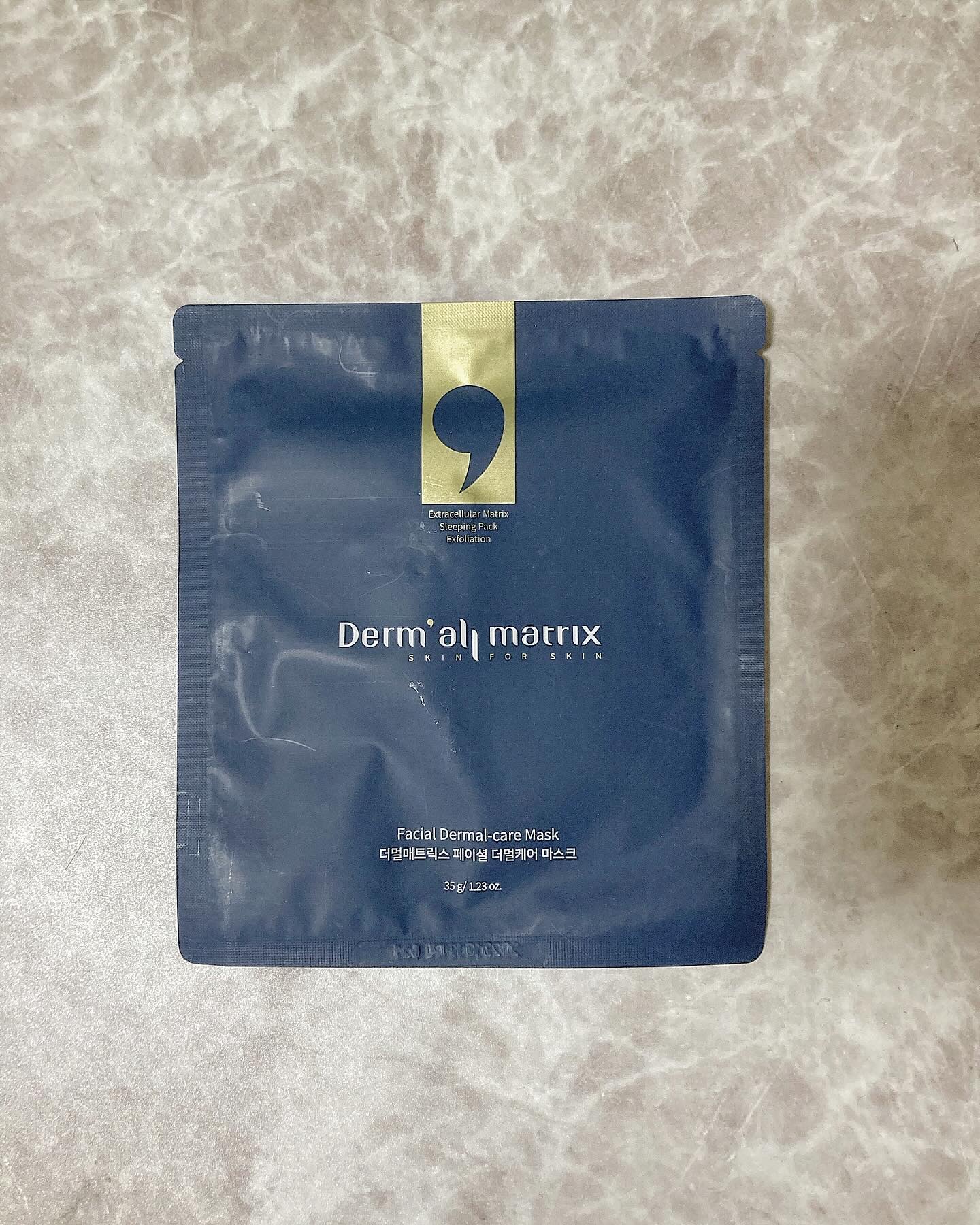 フェイシャル保湿パック 1箱（4シート）/Dermall matrix/シートマスク・パックを使ったクチコミ（1枚目）