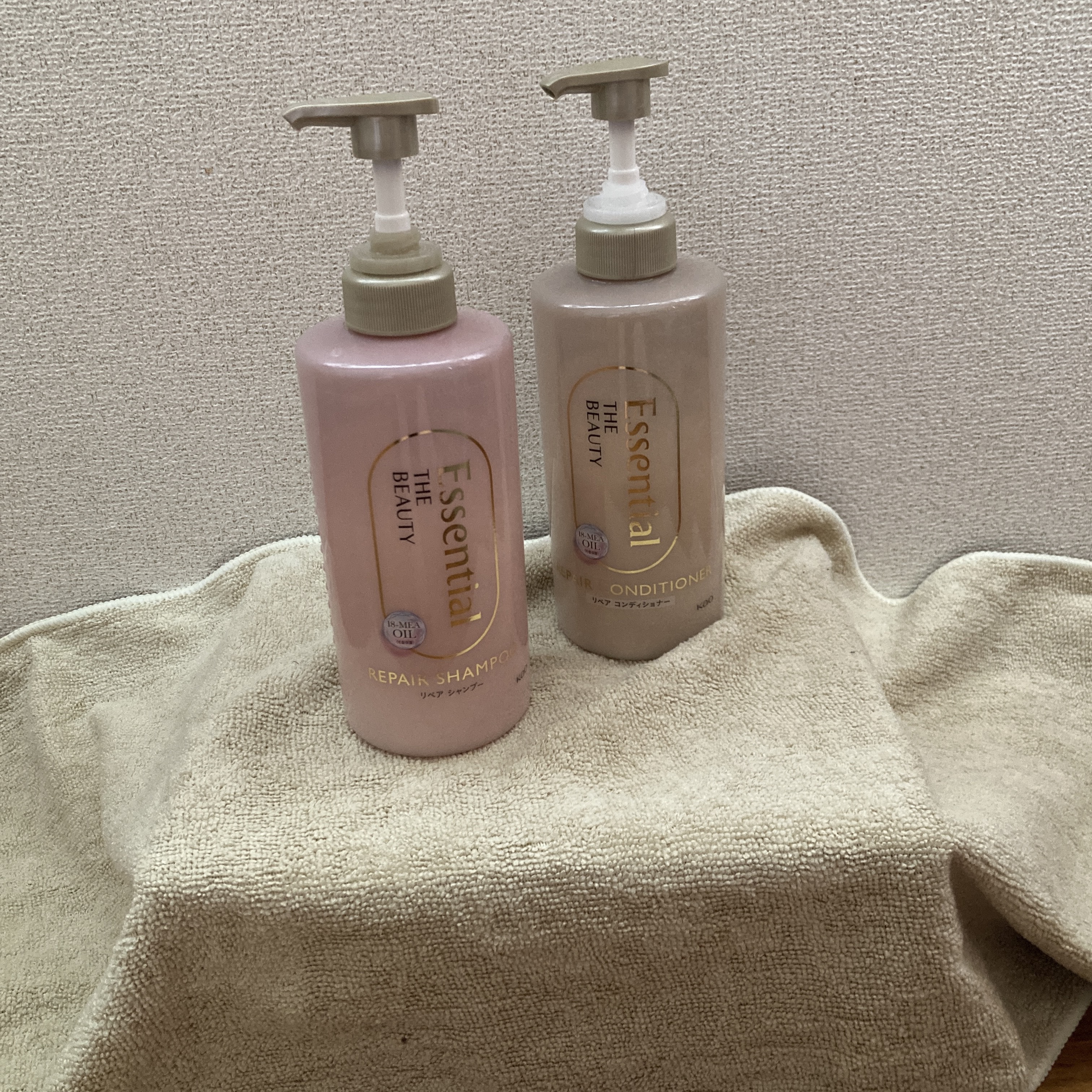 ザビューティ リペアシャンプー・コンディショナー/エッセンシャル/市販シャンプーを使ったクチコミ（1枚目）