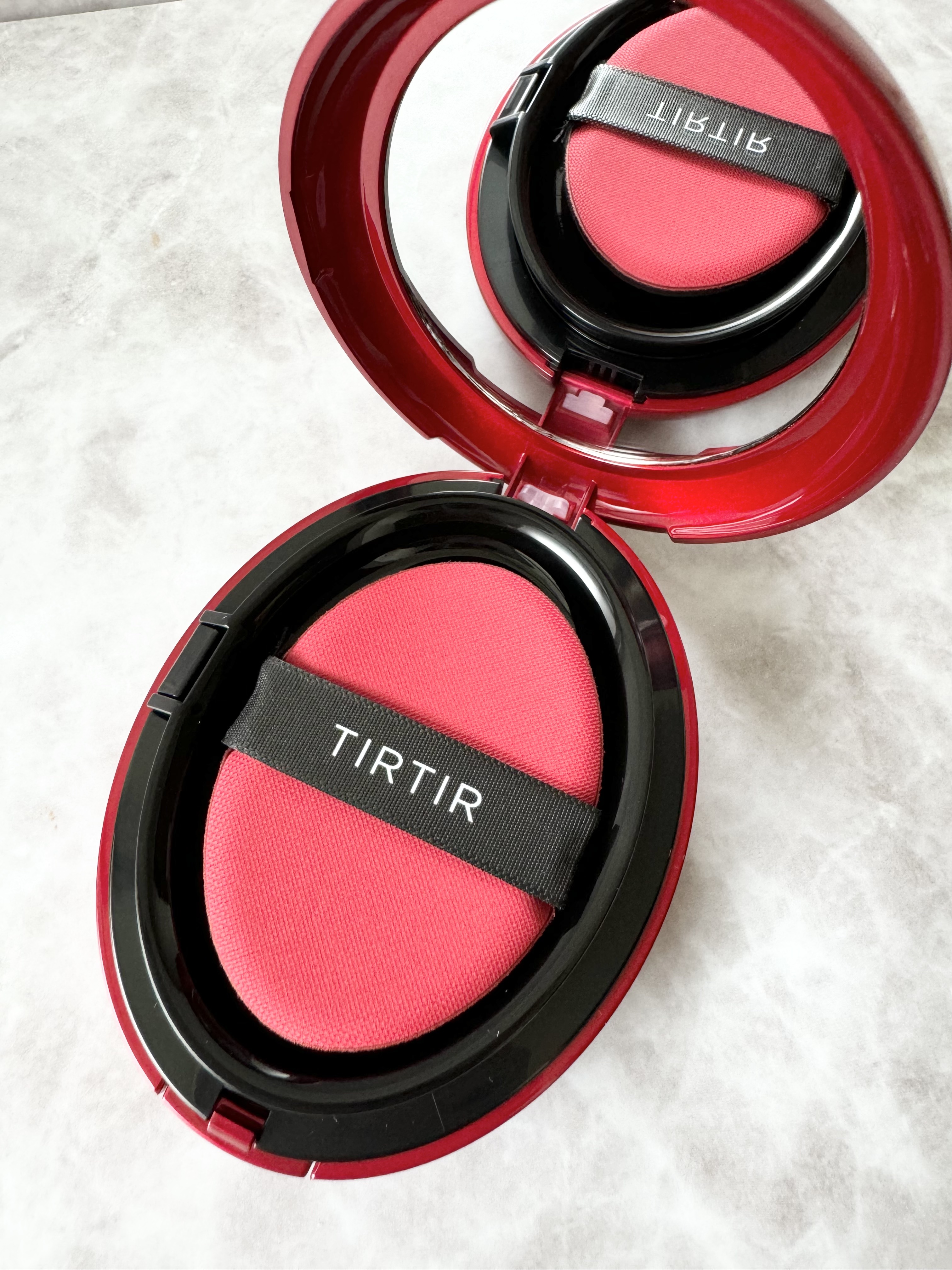 マスク フィット レッド クッション 21N アイボリー/TIRTIR(ティルティル)/クッションファンデーションを使ったクチコミ（2枚目）