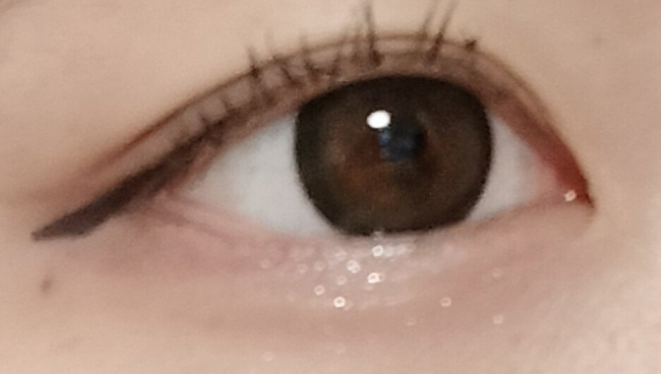 Flurry Monthly リングダークブラウン(もっとキマグレネコ)/Flurry by colors/１ヶ月（１MONTH）カラコンを使ったクチコミ（1枚目）