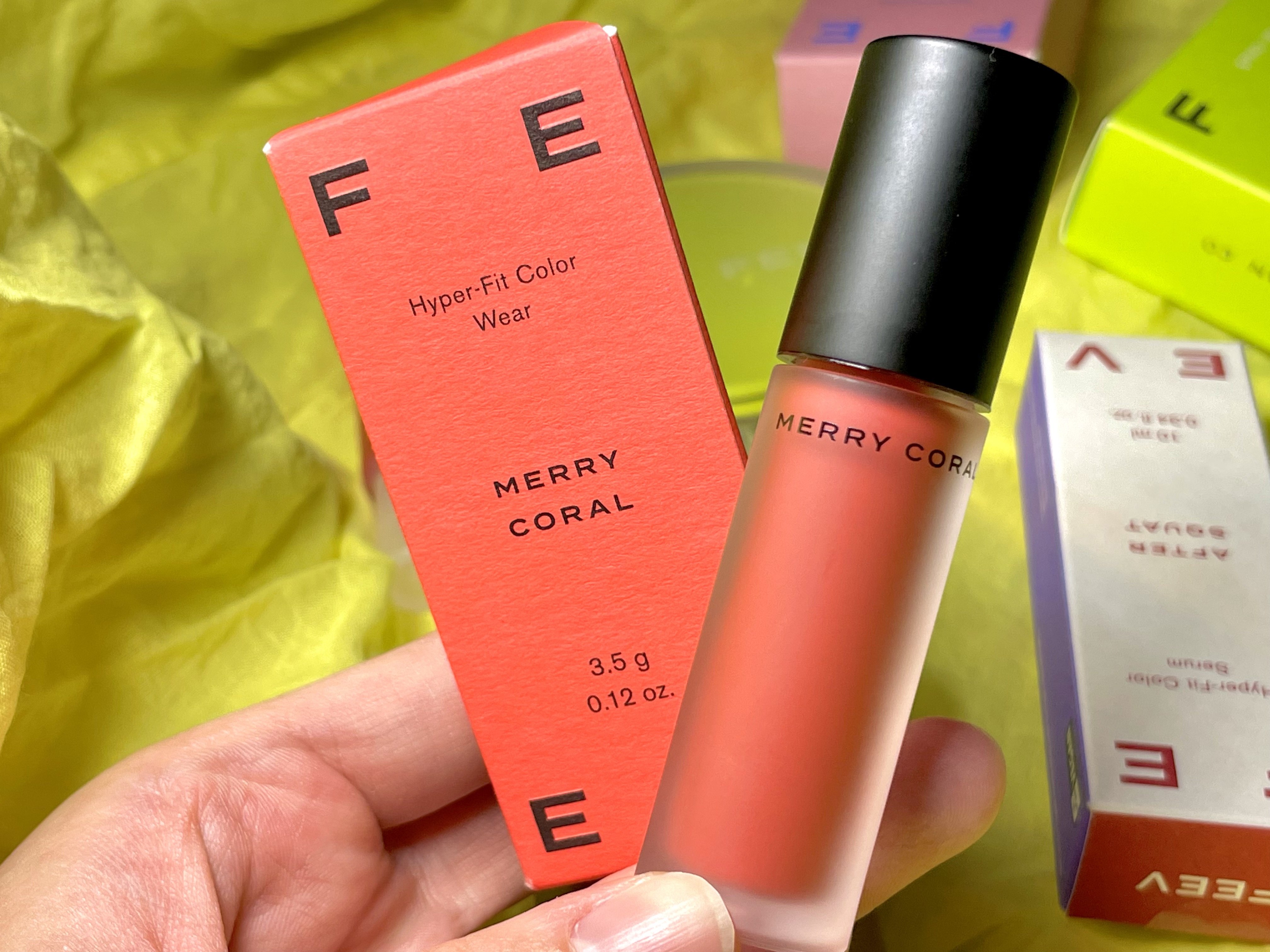 ハイパーフィットカラーウェア　ビーガンベルベットティント/FEEV/リップティントを使ったクチコミ（1枚目）