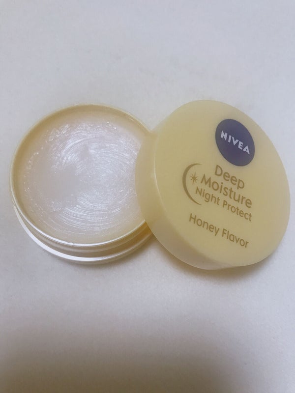 ディープモイスチャーナイトプロテクト はちみつの香り/ニベア/リップマスク by とみぃ