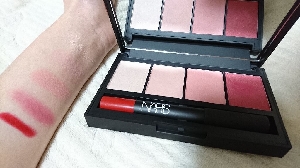 リカーリングデアー チーク&リップパレット/NARS/メイクアップキットを使ったクチコミ(1枚目)