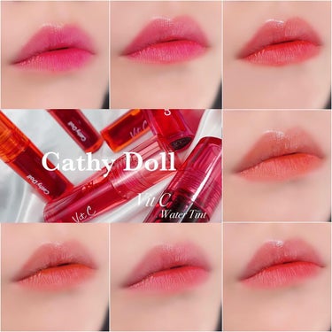 Vit C ウォーターティント 01 Strawberry/CathyDoll/口紅を使ったクチコミ（1枚目）