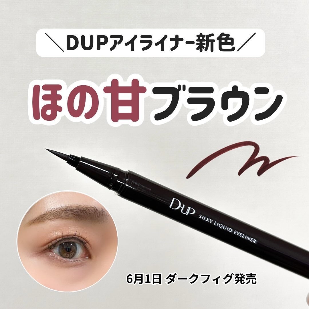 シルキーリキッドアイライナーWP/D-UP/リキッドアイライナーを使ったクチコミ(1枚目)