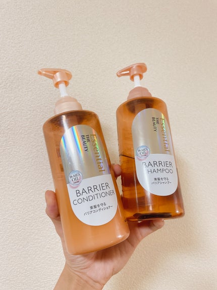 ザビューティ 髪のキメ美容素髪を守る バリアシャンプー/コンディショナー/エッセンシャル/シャンプー・コンディショナーを使ったクチコミ(1枚目)