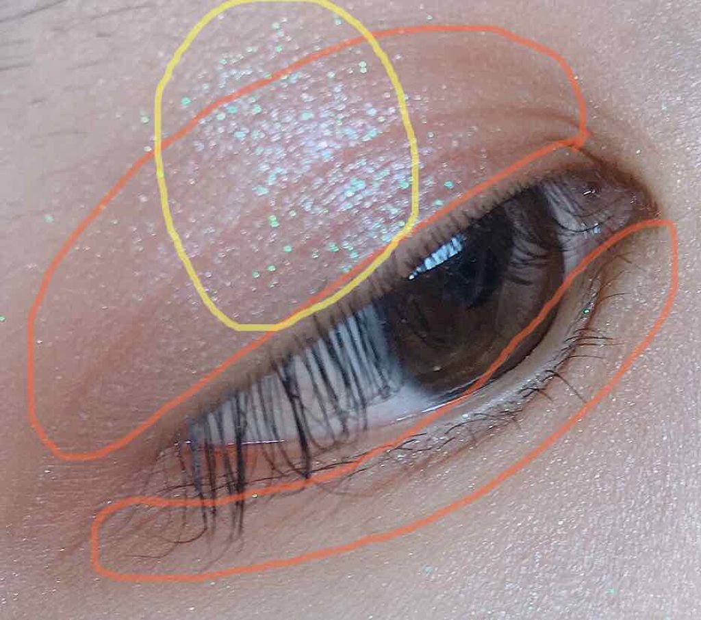 UR GLAM POWDER EYESHADOW/U R GLAM/単色アイシャドウを使ったクチコミ(3枚目)