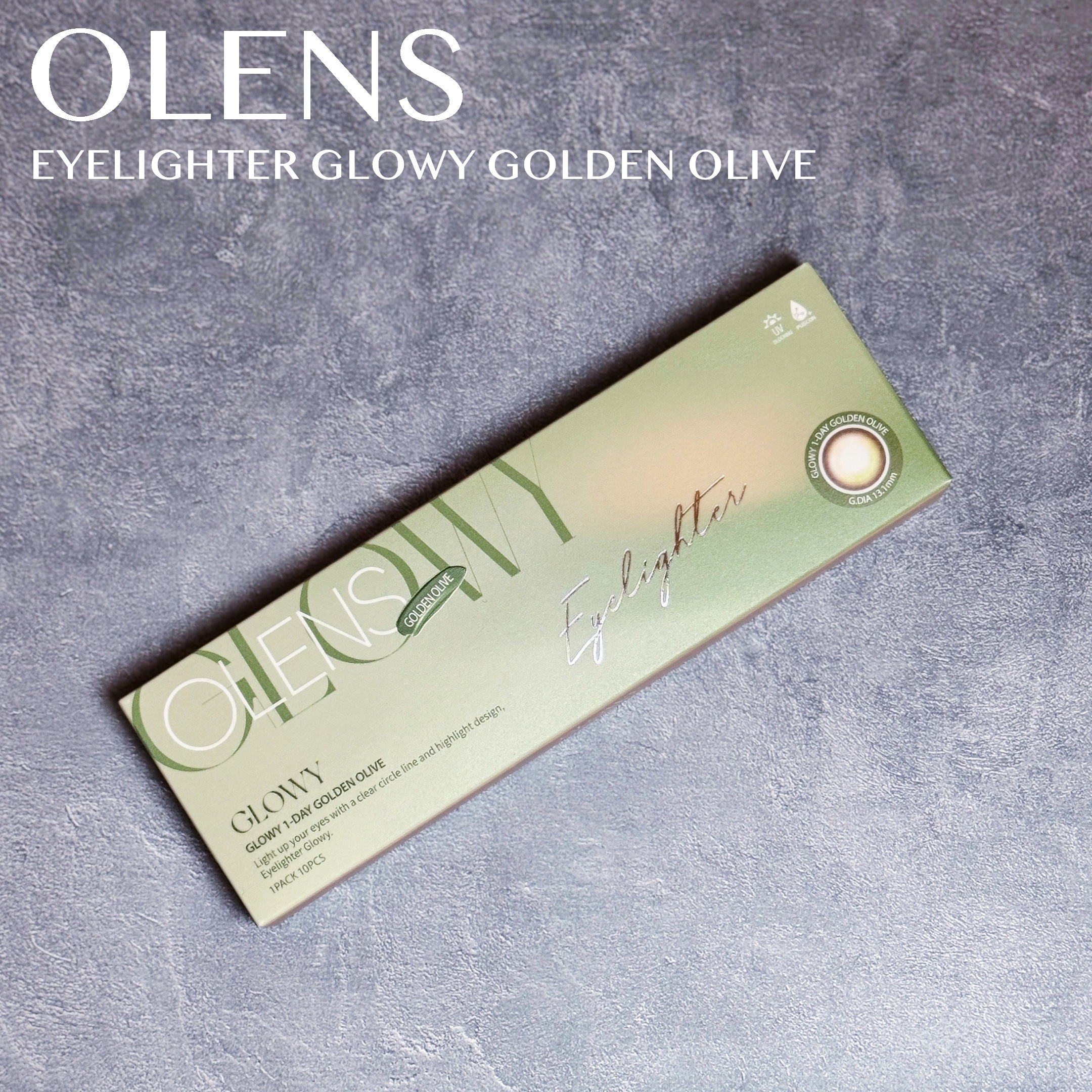 Glowy 1day/OLENS/ワンデー（１DAY）カラコンを使ったクチコミ（3枚目）