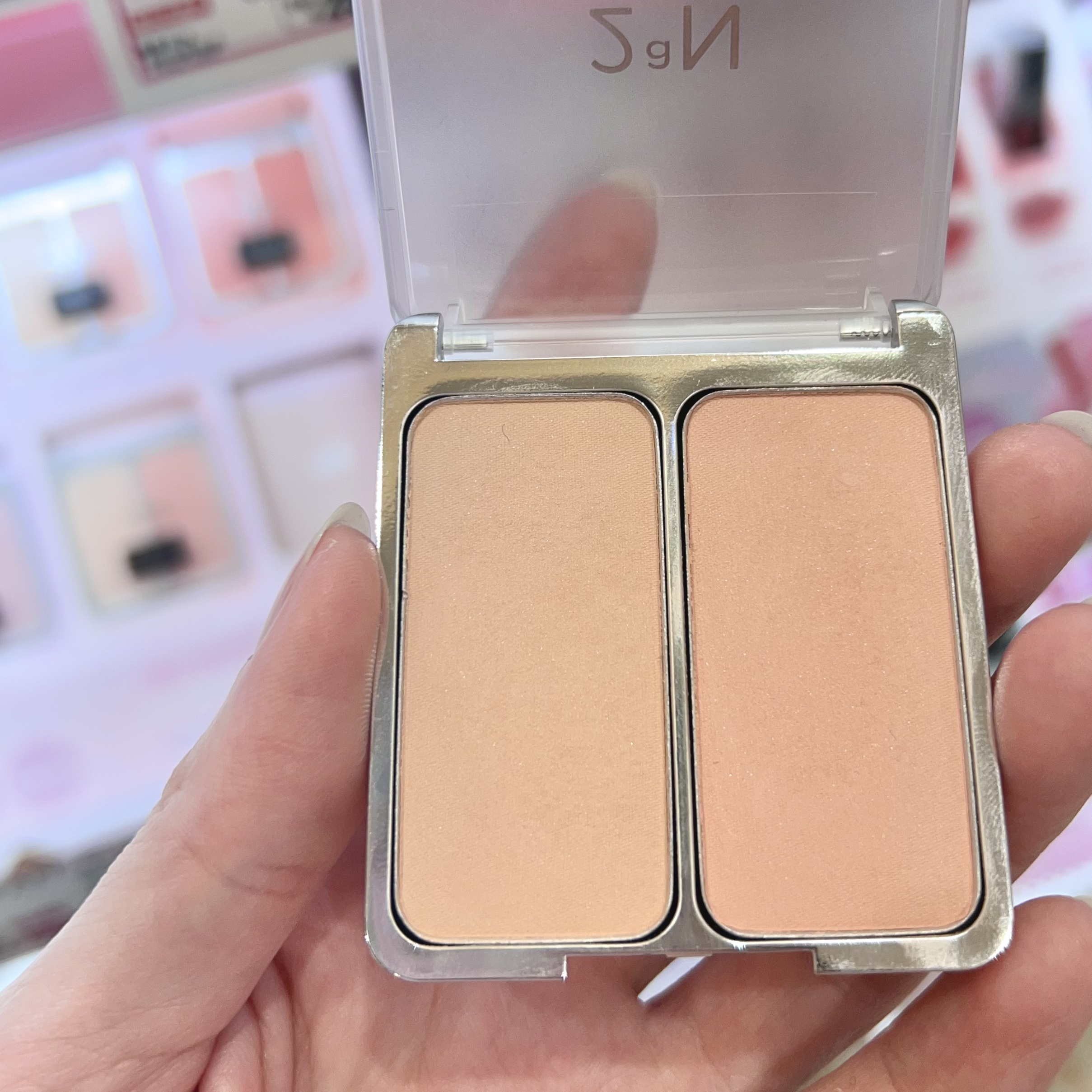 デュアルチーク 【旧】08 ヌードヘイズ/2aN/パウダーチークを使ったクチコミ（1枚目）