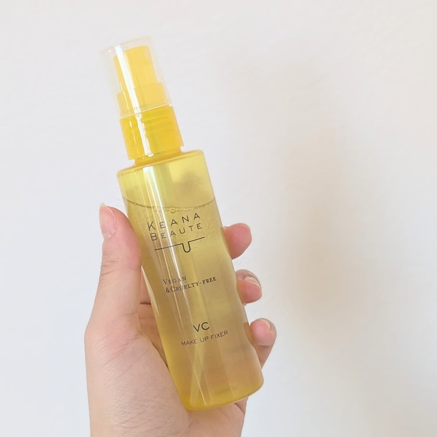 ケアナボーテ 毛穴肌メイクアップフィクサーVC/明色/ミスト状化粧水を使ったクチコミ(2枚目)