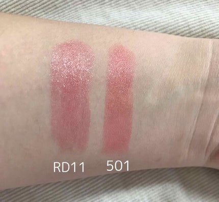 ラスティンググロスリップ/CEZANNE/口紅を使ったクチコミ(3枚目)