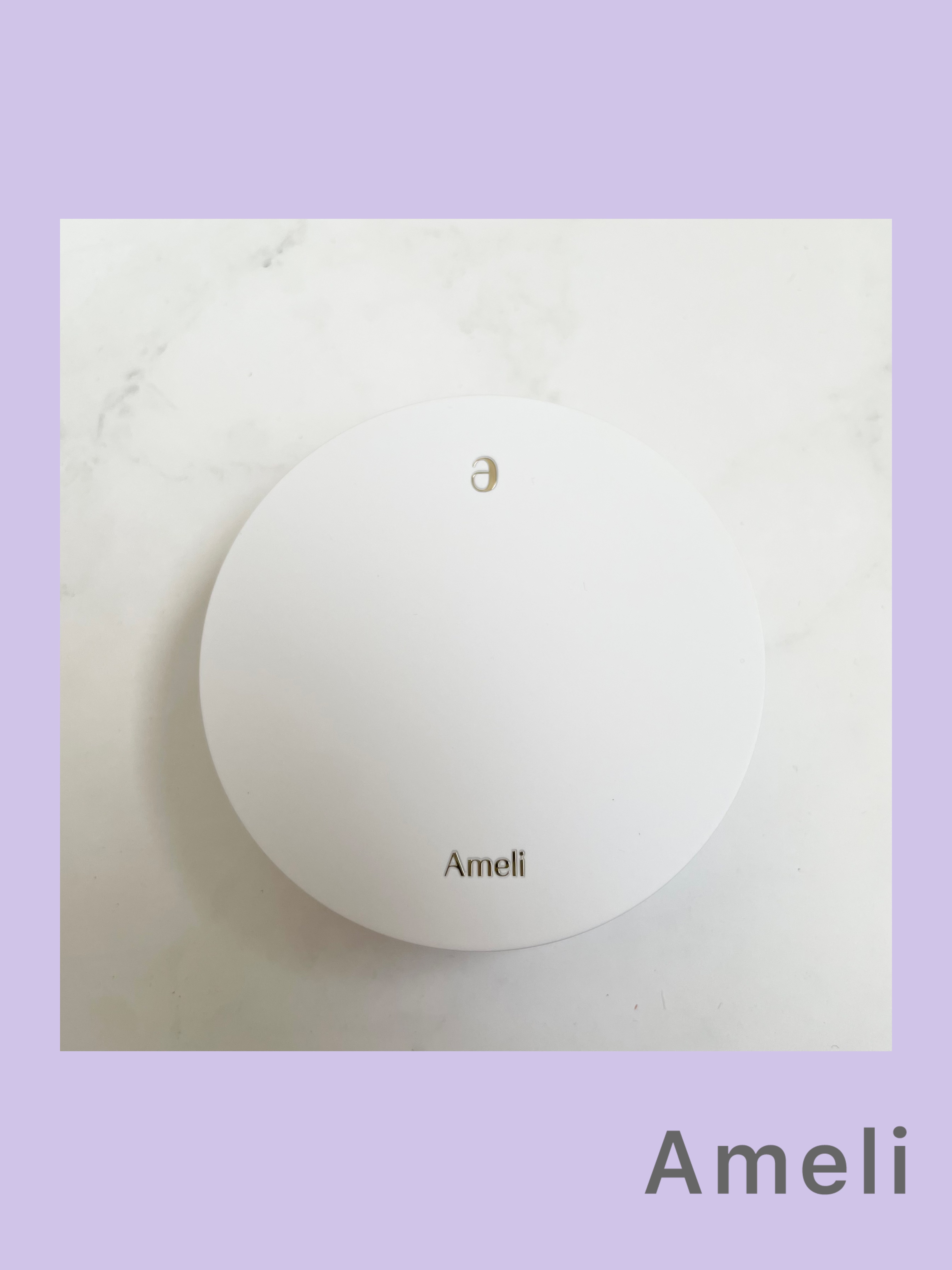 コンプリメントシリーズクッション 紫色(ボラ)/Ameli/クッションファンデーションを使ったクチコミ（1枚目）