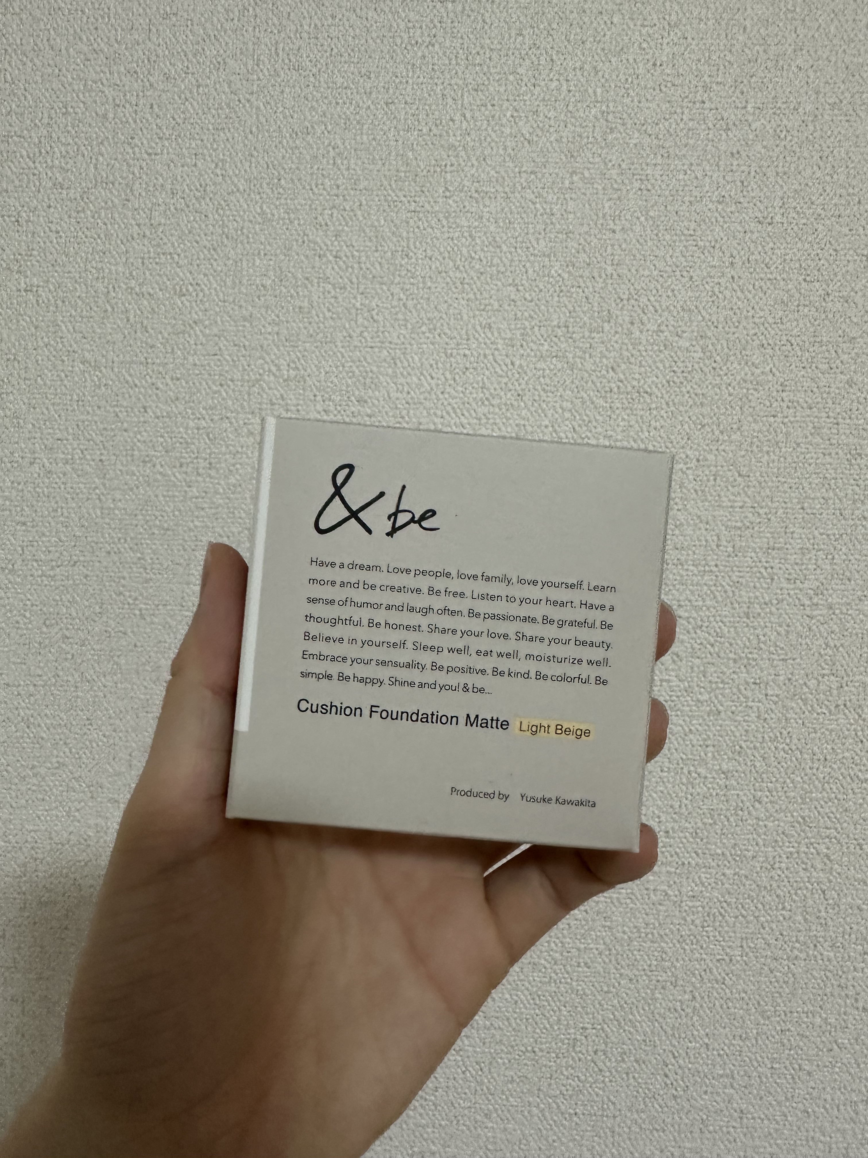 ＆be クッションファンデーション/＆be/クッションファンデーションを使ったクチコミ（1枚目）
