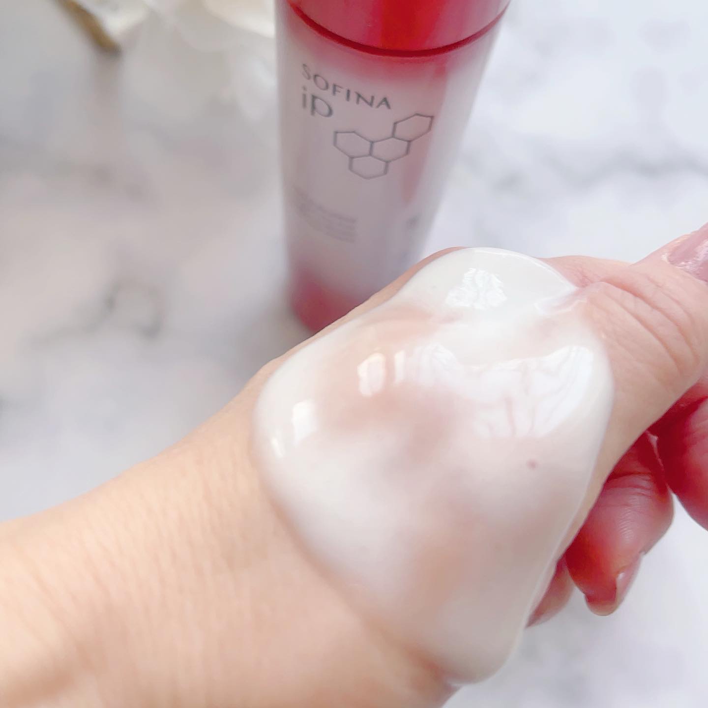 ソフィーナ iP 薬用シワ改善 泡セラム 本体 90g/SOFINA iP/美容液を使ったクチコミ（3枚目）