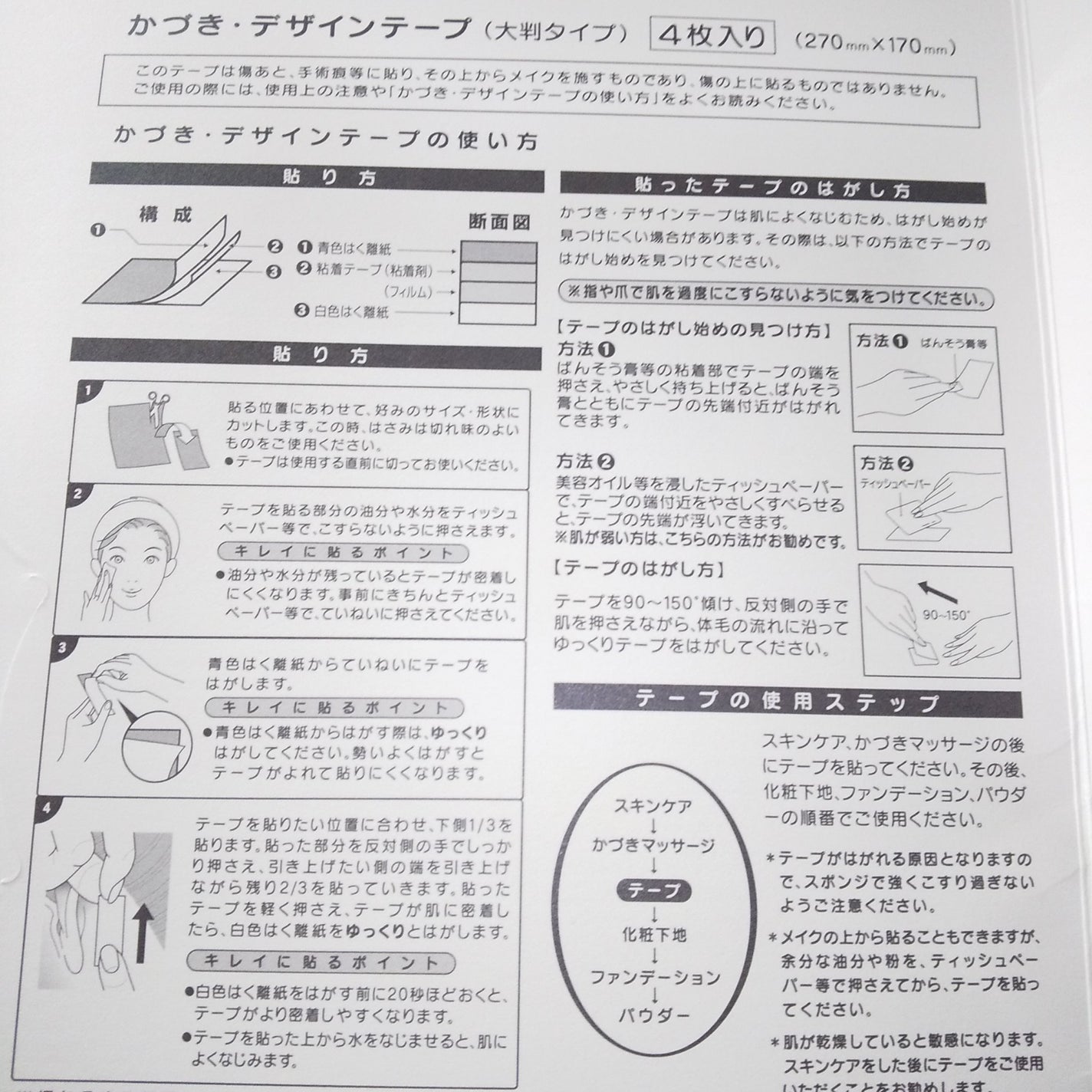 かづき・デザインテープ/かづきれいこ/その他化粧小物を使ったクチコミ(2枚目)