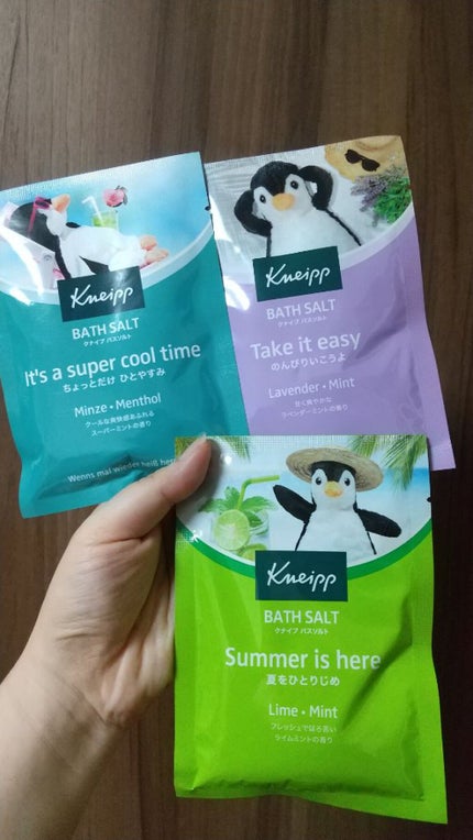 クナイプ バスソルト スーパーミントの香り/クナイプ/無機塩系入浴剤を使ったクチコミ(1枚目)