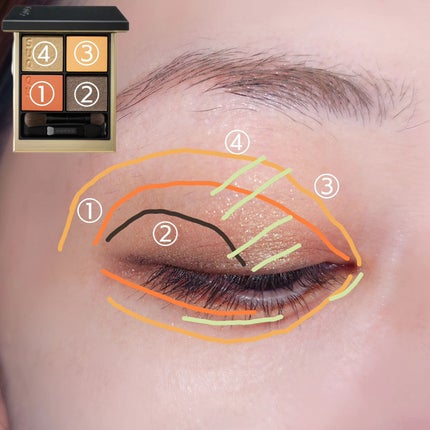 シグニチャー カラー アイズ/SUQQU/アイシャドウパレットを使ったクチコミ(7枚目)