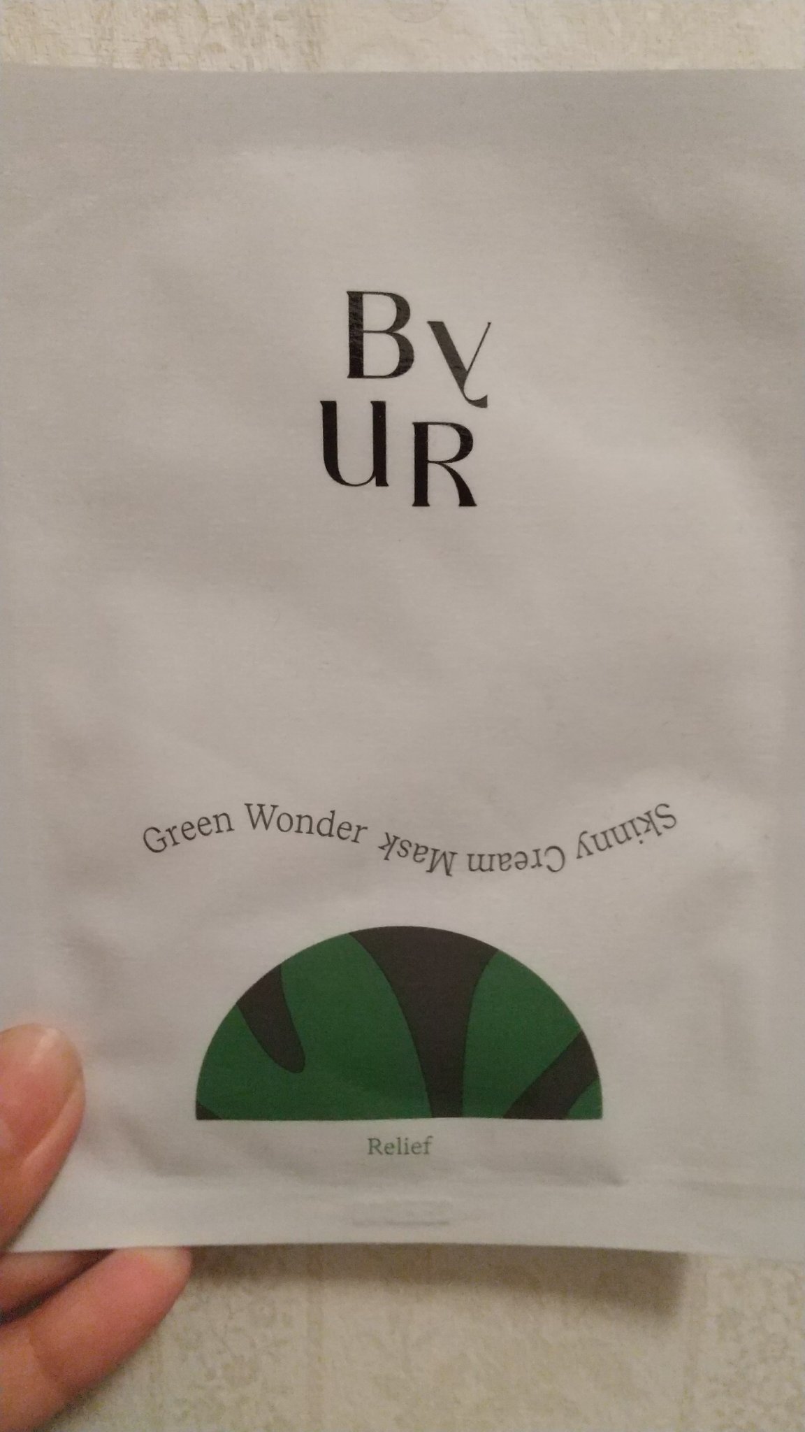 スージンググリーン スキニークリームマスク 30mL×1枚/ByUR/シートマスク・パックを使ったクチコミ（1枚目）