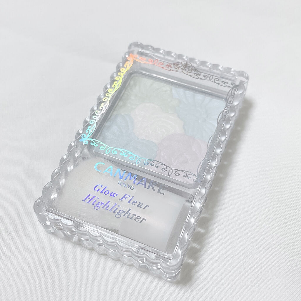 グロウフルールハイライター/キャンメイク/パウダーハイライトを使ったクチコミ（3枚目）