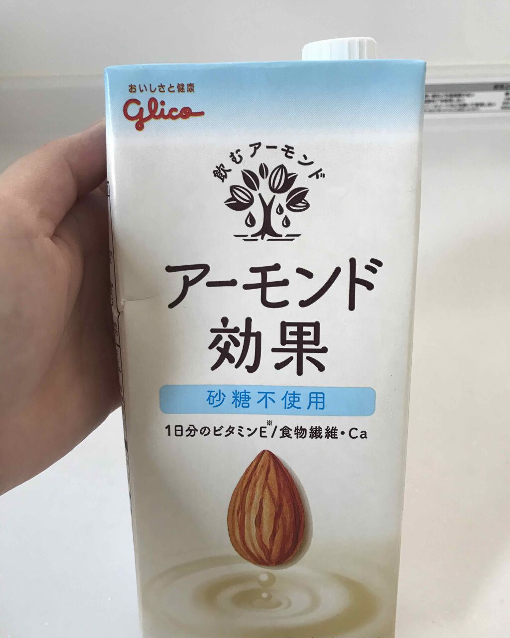 アーモンド効果/グリコ/オーツ・アーモンドミルクを使ったクチコミ（1枚目）