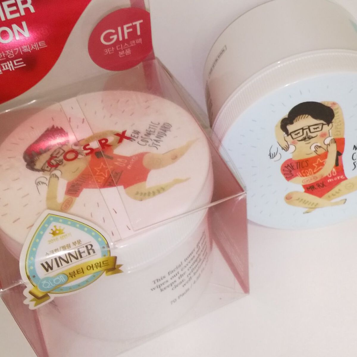 ワンステップモイスチャーアップパッド/COSRX/トナーパッドを使ったクチコミ（2枚目）